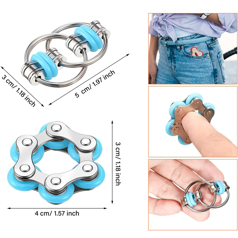 Fidget Toys Set Includes 2PCS  - Roller Chain review and price