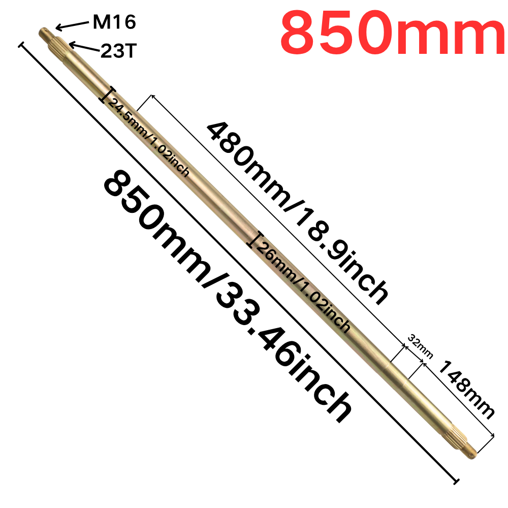 850mm Rear Axle Complete Set W - Sprocket Chain review and price