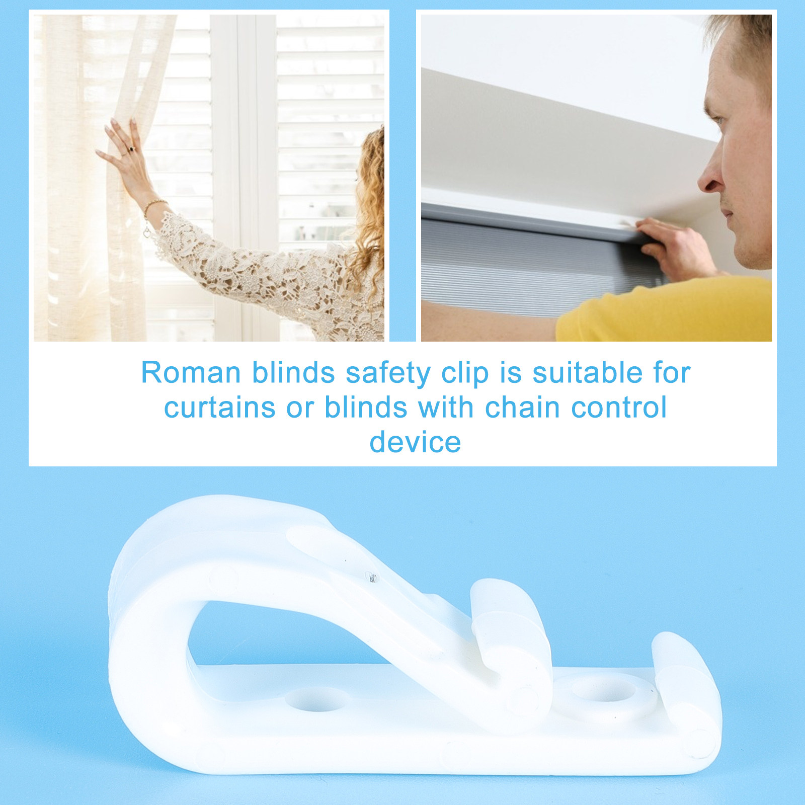 8Pcs Window Blind Safety Clips - Roller Chain review and price